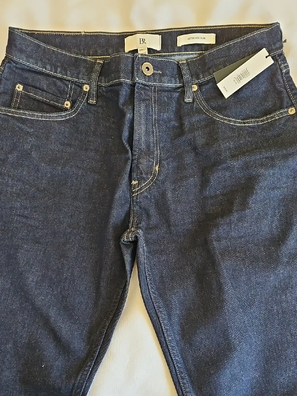 Banana Republic Dark Wash Men's Jeans - Authentic Slim 33x34